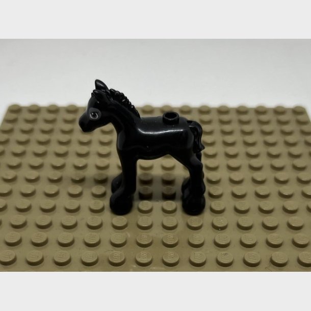 Dyr, Hest, Friends, fl med mrkegr og hvide jne med 2 jenvipper mnste. Lego nr 11241pb03