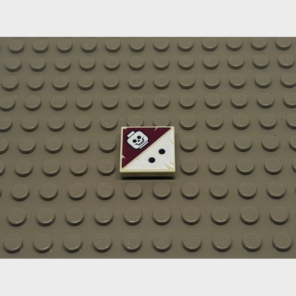 Tile 2x2 Ddningehoved. Lego nr 3068bpb0418