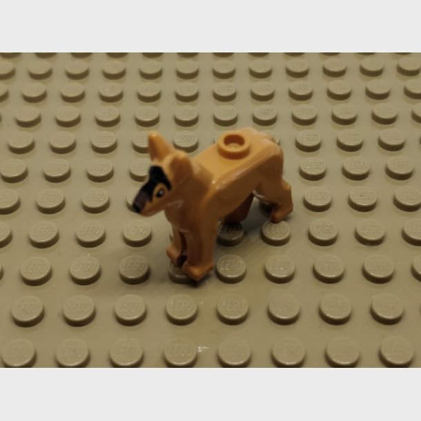 Dyr, Hund Schfer m/Staffering. Lego nr 92586pb01