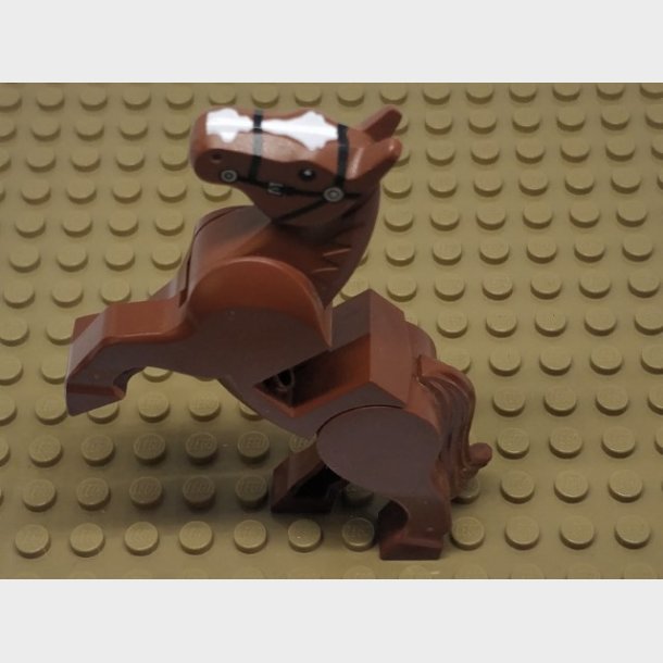 Dyr, Hest m/ bevgelige bagben. Lego nr 10352c01pb01