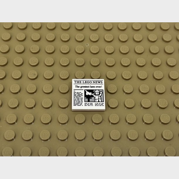 Tile 2x2 The Lego News. Lego nr 3068bpb1105