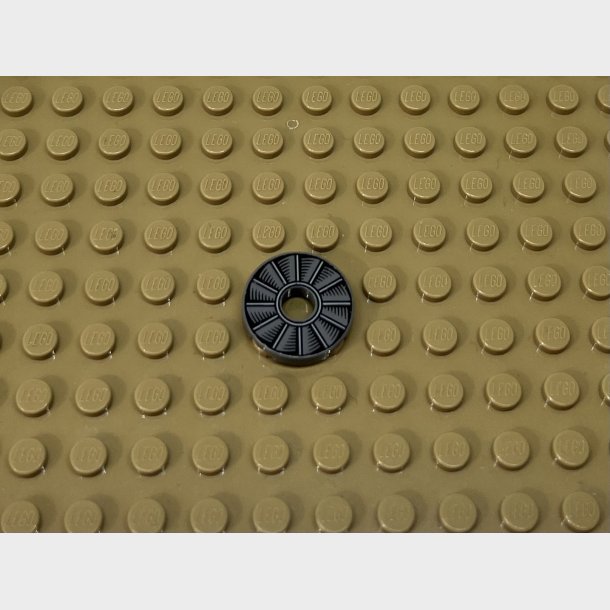 Tile rund 2x2 Rotor. Lego nr. 15535pb01