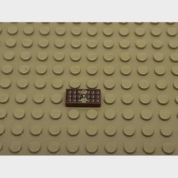 Tile 1x2 Candy Bar Chocolate. Lego nr 3069bpb0440